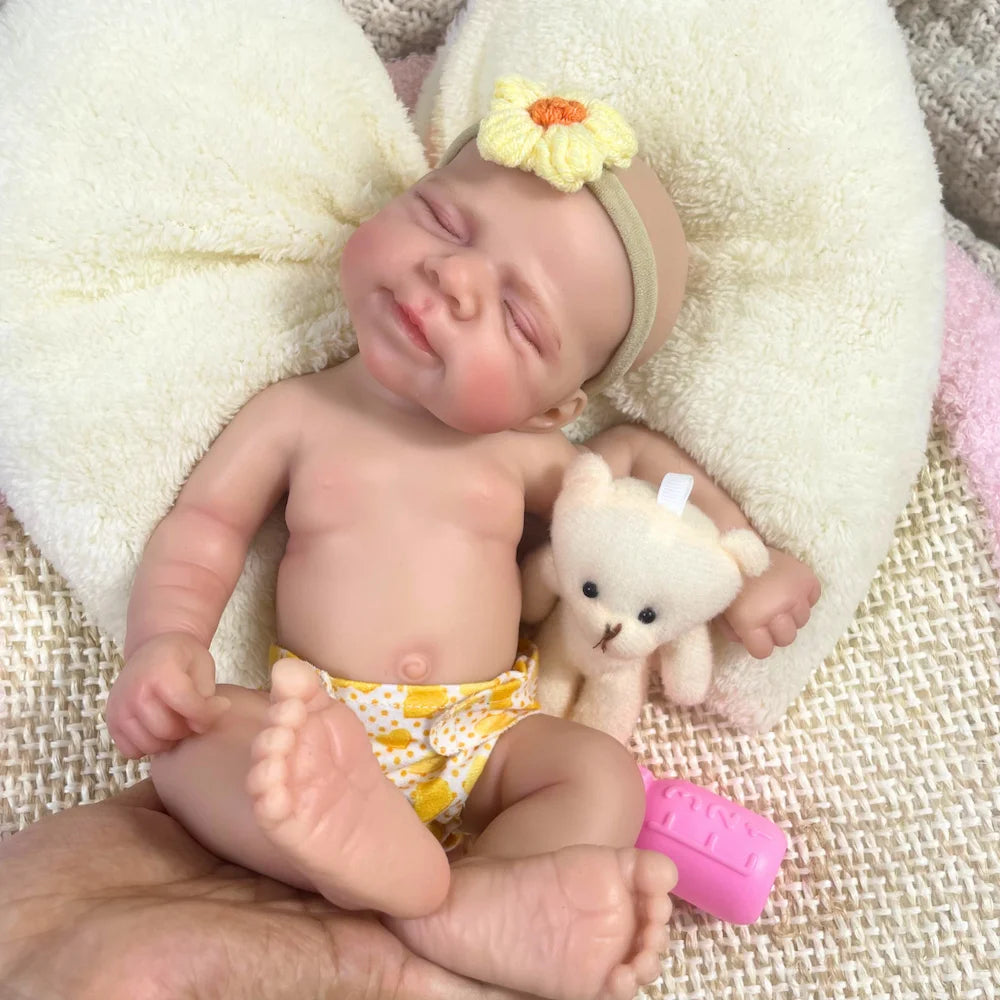 13" Mini Silicone Pascale Reborn Baby Doll