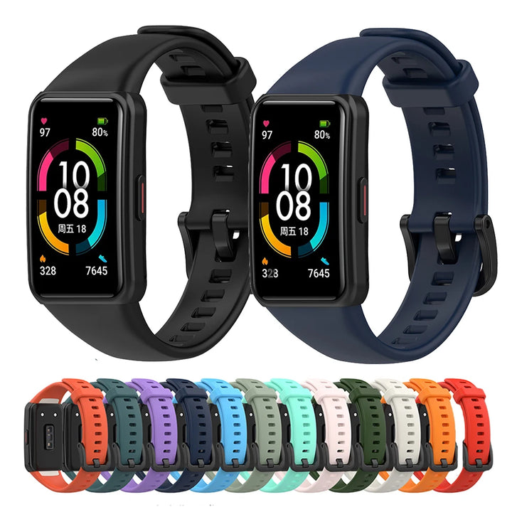 Silicone Strap for Huawei Band 6 Pro & Honor Band 6/7