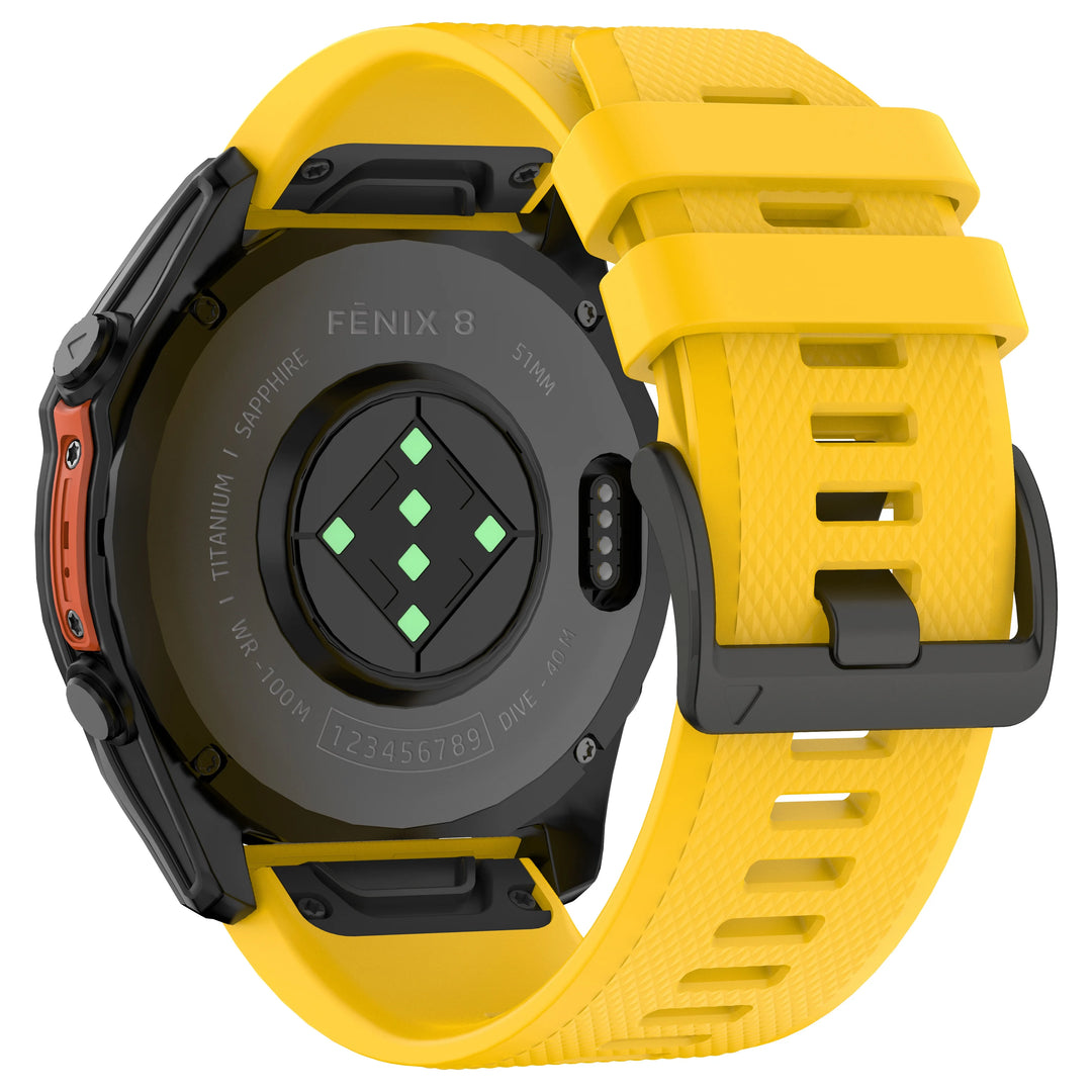 QuickFit Silicone Strap for Garmin Fenix, Epix & Quatix (22-26mm)