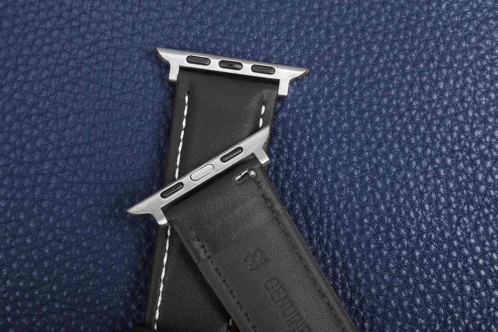 Genuine Leather Apple Watch Band 40–49mm for iWatch Series 3–8 & Ultra