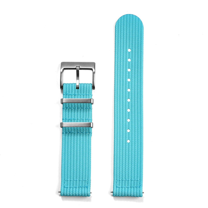 NATOBELT Nylon Sailcloth Ribbed Strap 18mm 20mm 22mm Premium Grade Quick Release Military Ribbed Nylon Watch Bands