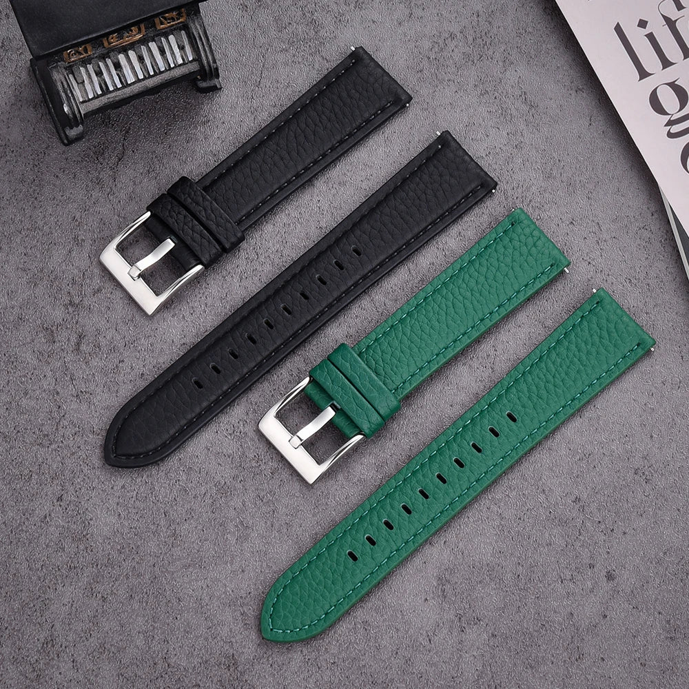 High Quality 20mm 22mm Waterproof Sailcloth Watch Strap Two-Sided Nylon Leather Watchband Quick Release Band Sport Belt For Men