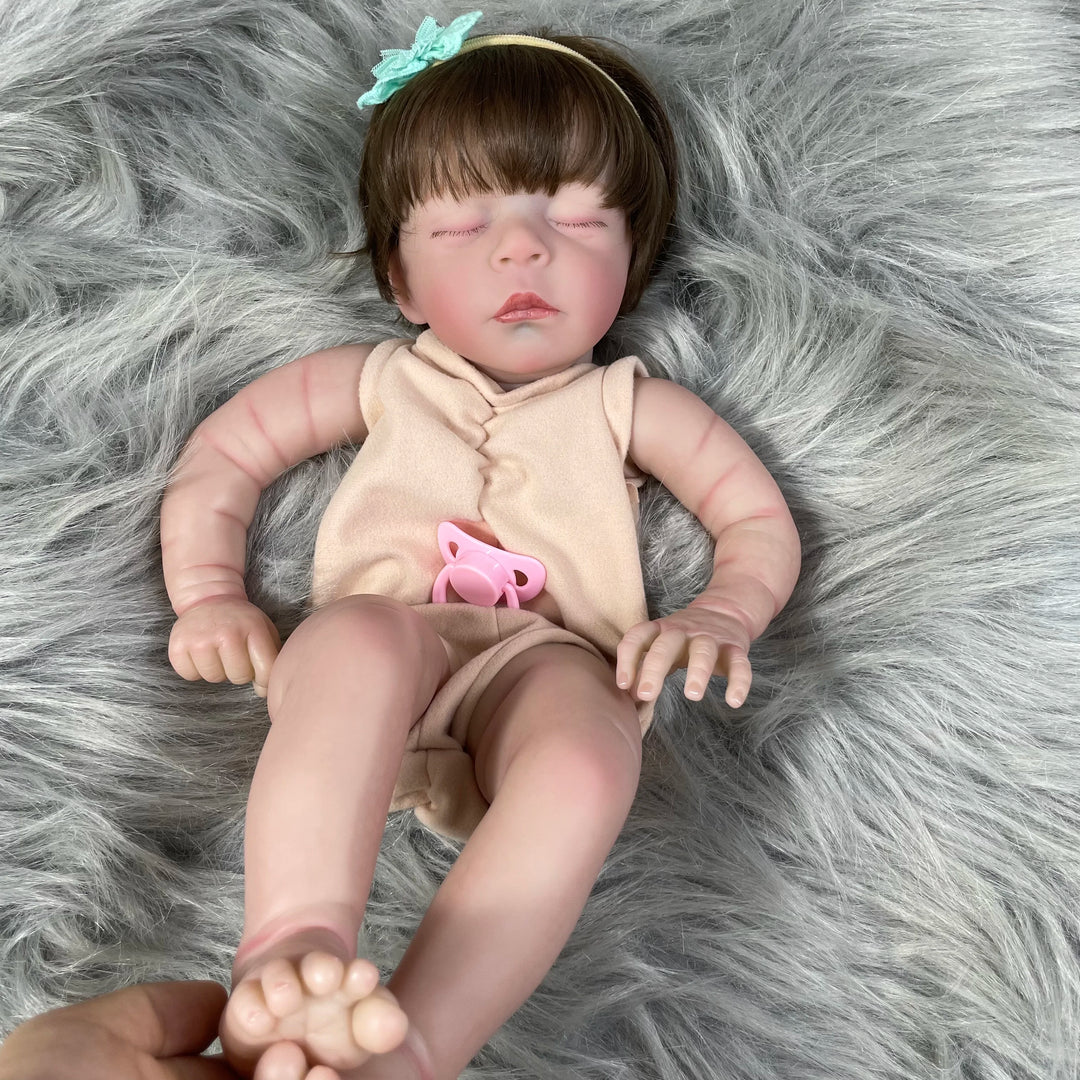 20″ Jude Painted Vinyl Reborn Doll Kit – 3D Skin & Hair Transplant