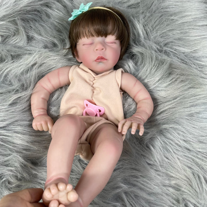 20″ Jude Painted Vinyl Reborn Doll Kit – 3D Skin & Hair Transplant