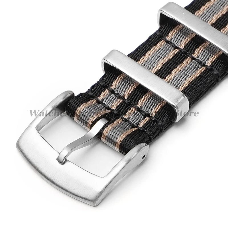 Nylon Watch Strap for Omega 007 for Seamaster 300 Canvas Watchband 18mm 20mm 22mm 24mm for Seiko Men Sport Bracelet Wrist Band