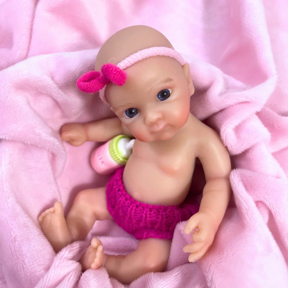 6" Mini Bettie Full‑Silicone Reborn Baby Doll