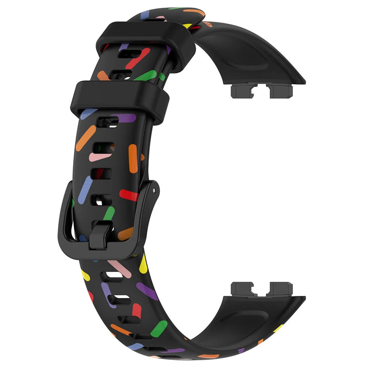 Printed Silicone Strap for Huawei Band 8-10