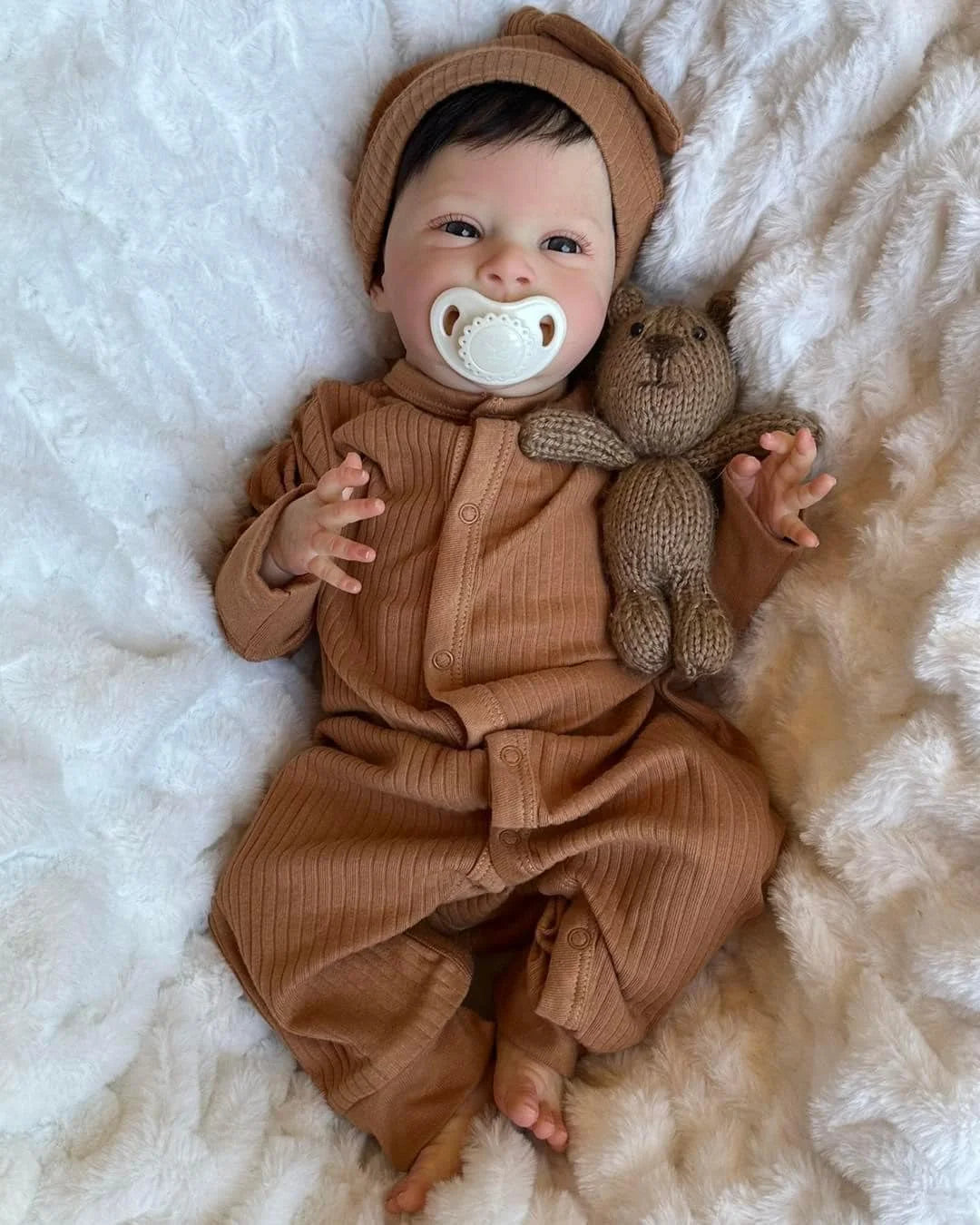 NPK 49 cm Reborn Baby Doll Sebastian — Soft Cuddly Body