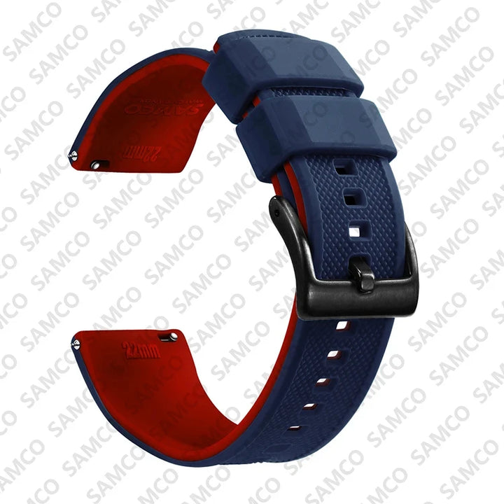 Quick Release Silicone Watch Band 18–22mm