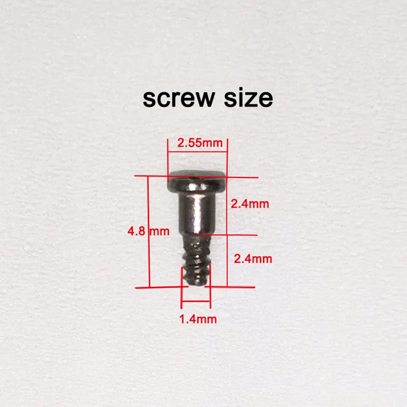4pcs Stainless Steel Watch Case Screws for Casio DW & GA Series