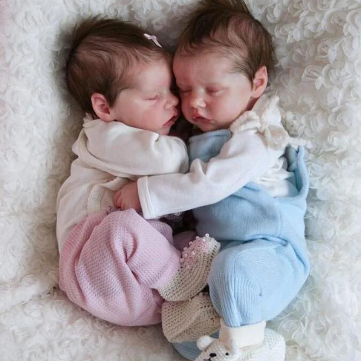 17″ Twin A Unpainted Reborn Doll Kit – Blank Vinyl Newborn DIY Mold