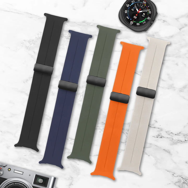 Straps For Samsung Galaxy watch Ultra 47mm smartwatch Accessories Silicone Magnetic Bracelet correa galaxy watch 7 ultra Band