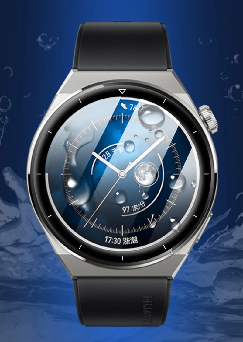 3D Curved Protective Film for Huawei Watch GT 2/3/GT3 Pro – 42/46mm (Not Glass)