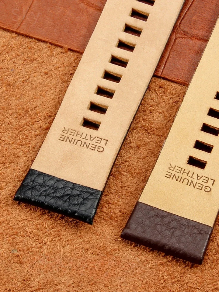 Genuine Leather Diesel Watch Strap 26–28mm (Waterproof Litchi Pattern)