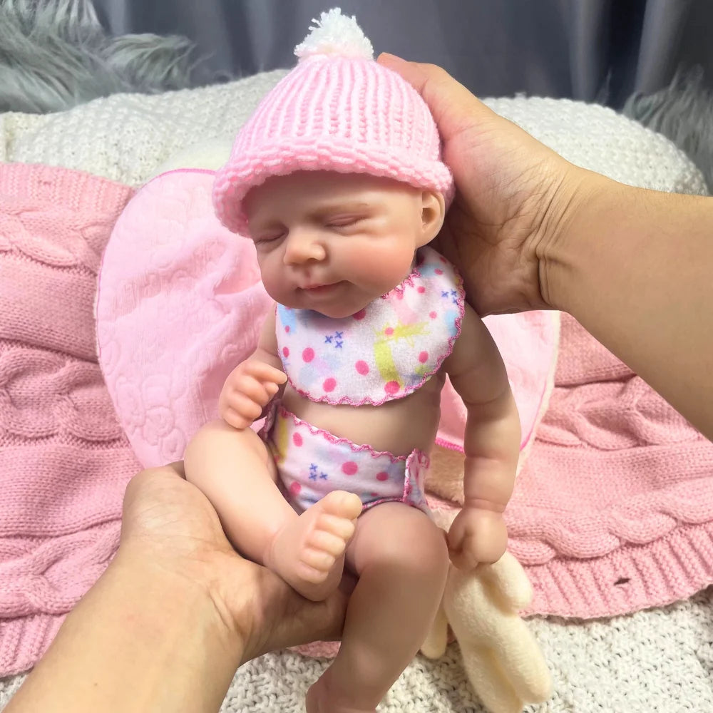 13″ Pascale Full Silicone Reborn Baby Doll – Washable Soft Body