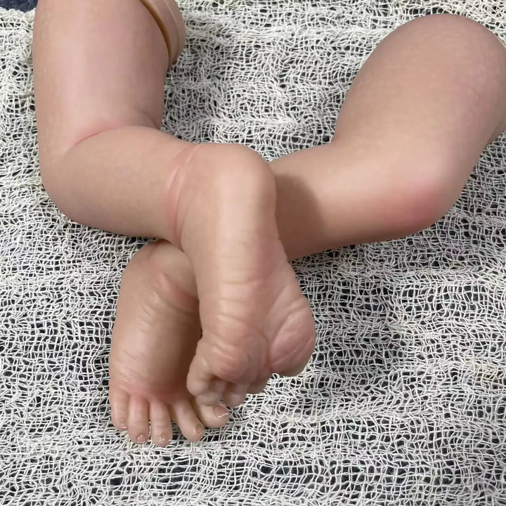 19″ Luise Painted Reborn Doll Kit – Engraved Name & Cloth Body DIY Parts