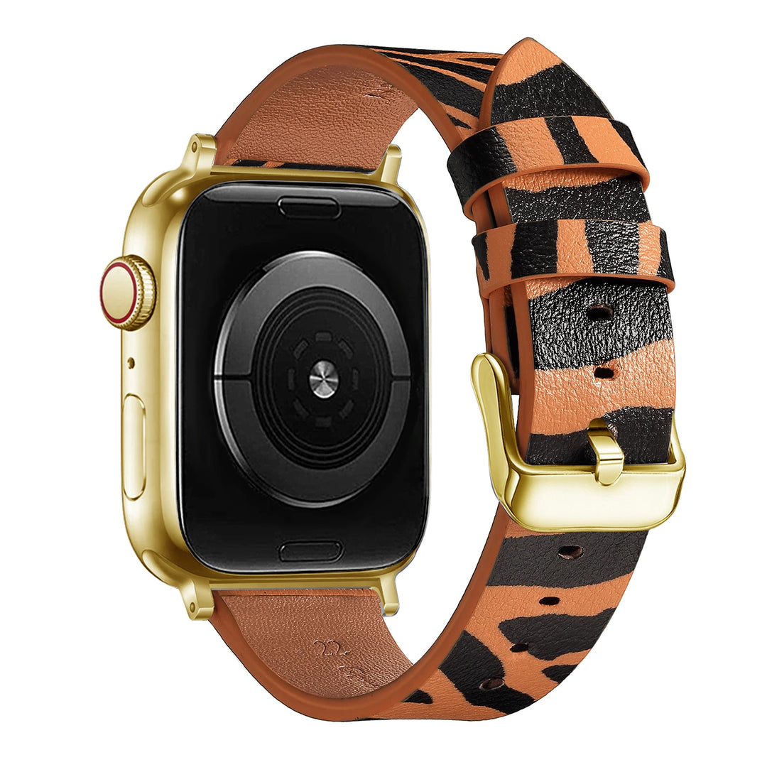 Leopard Print Apple Watch Band (38–49mm)