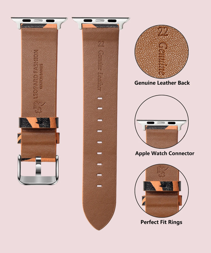 Leopard Print Apple Watch Band (38–49mm)