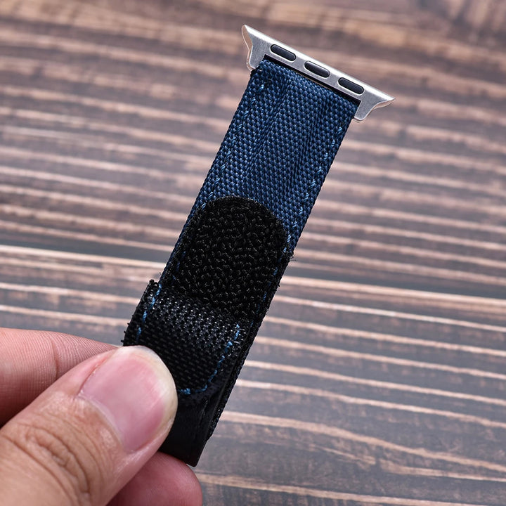 Braided Nylon Solo Loop For Apple Watch Band 45mm Ultra 2 49mm 38mm 44mm 40 41mm 42mm Leather Bracelet Series 10 9 8 7 5 se Belt