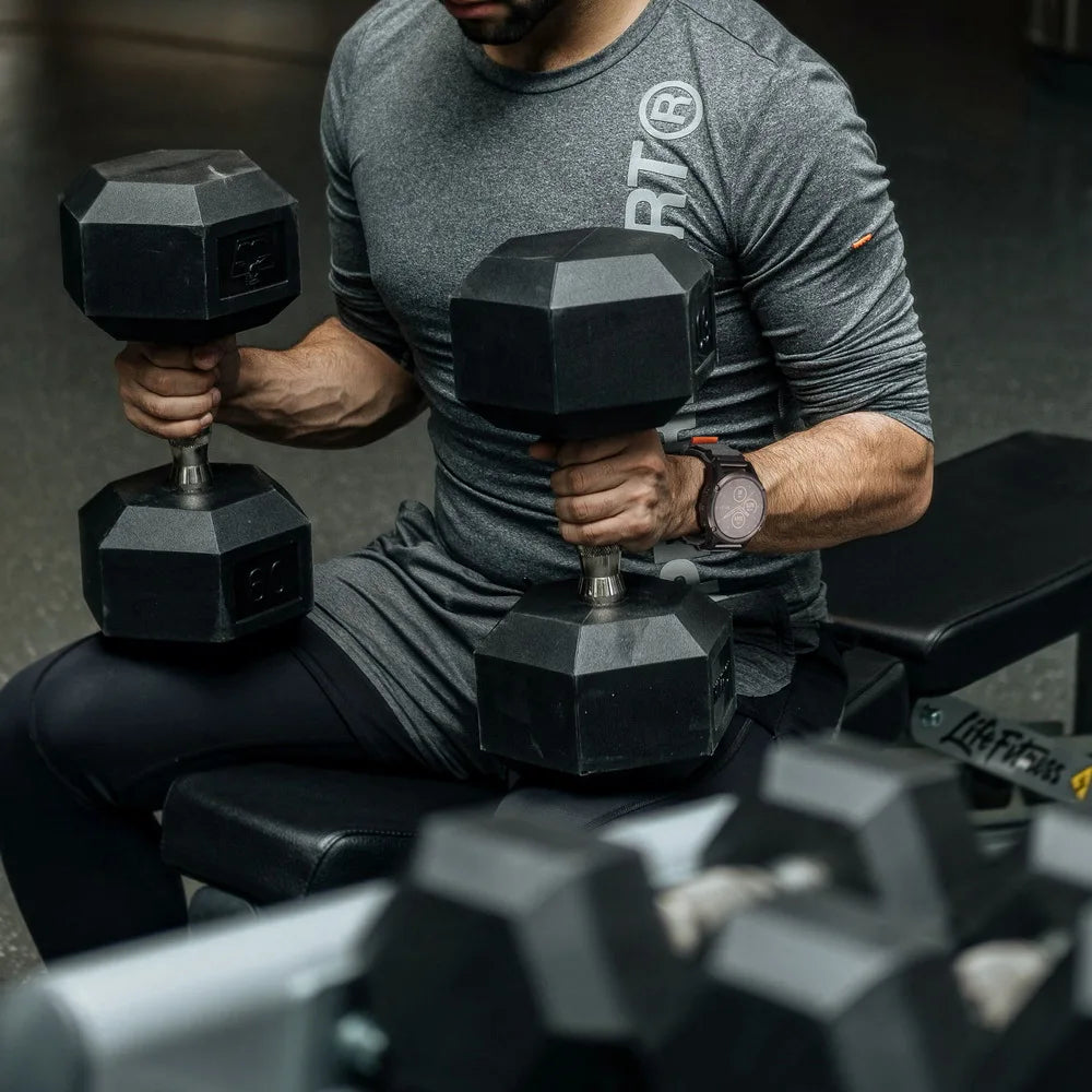 HEMSUT For Garmin Leather Watch Band Quickfit 20 22 26mm Retro Wrist Strap Compatible with Fenix/ Marq/EPIX /Instinct /Tactix