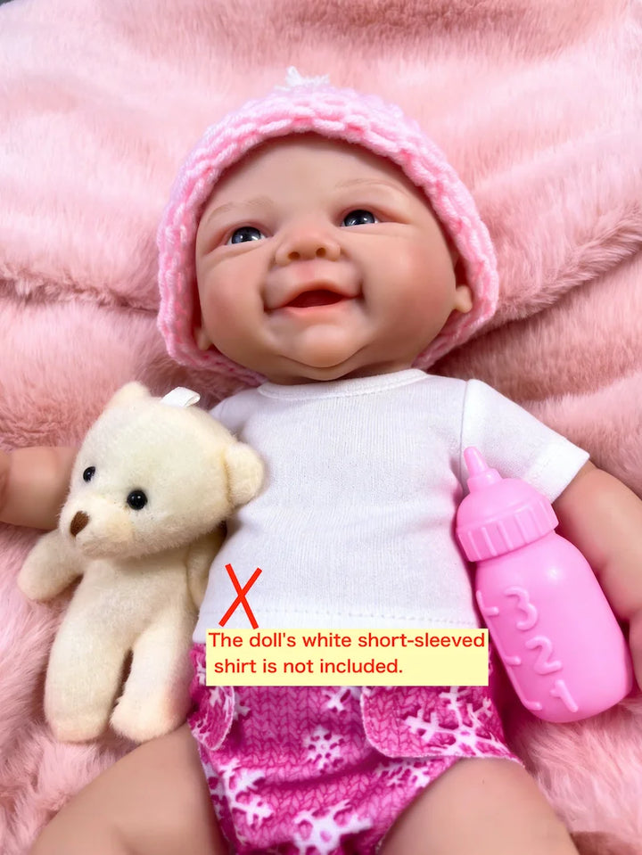 Vivienne 13″ Solid Silicone Reborn Baby Doll