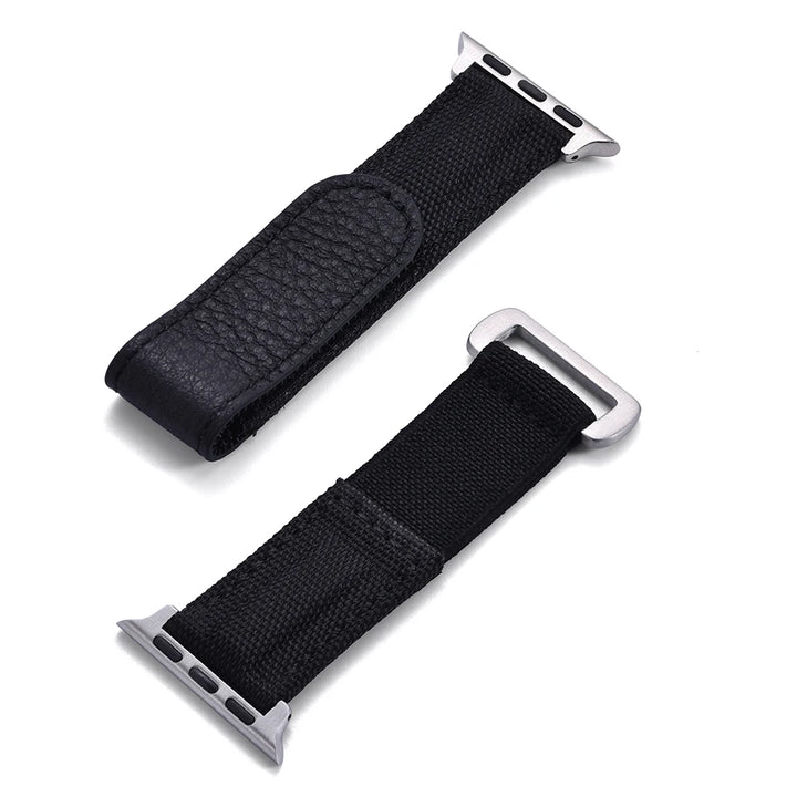 Braided Nylon Solo Loop For Apple Watch Band 45mm Ultra 2 49mm 38mm 44mm 40 41mm 42mm Leather Bracelet Series 10 9 8 7 5 se Belt