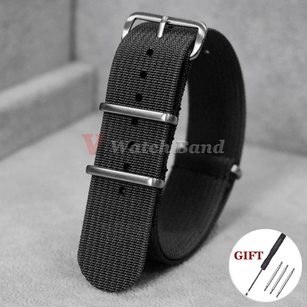Premium Nylon Watch Band 18–22mm