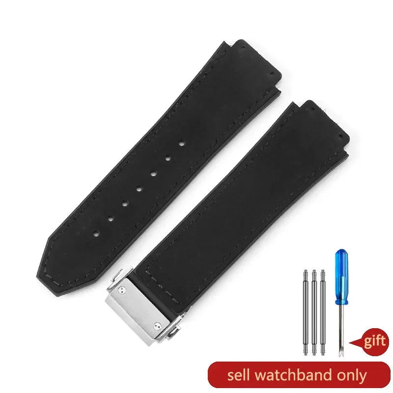 Hublot Big Bang Yuki Leather Watch Strap – Waterproof Suede, Durable