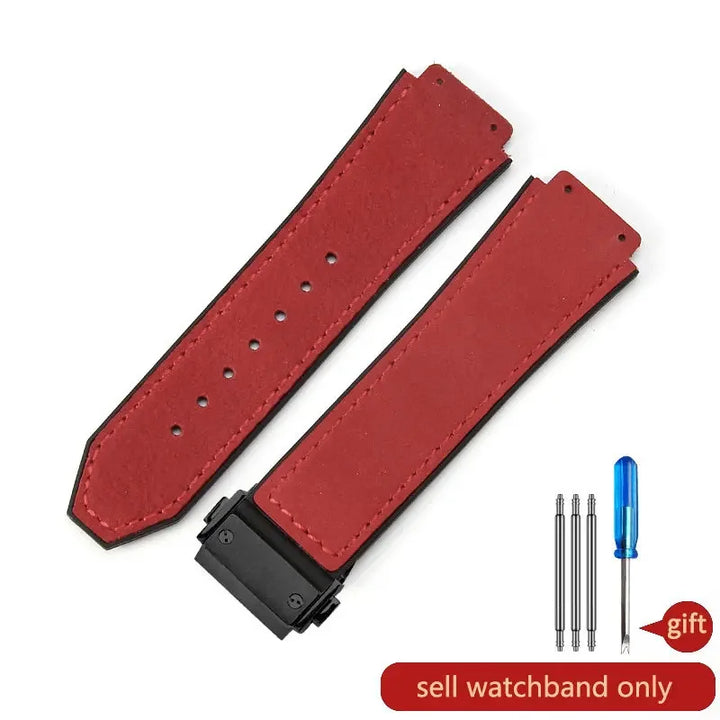 Hublot Big Bang Yuki Leather Watch Strap – Waterproof Suede, Durable