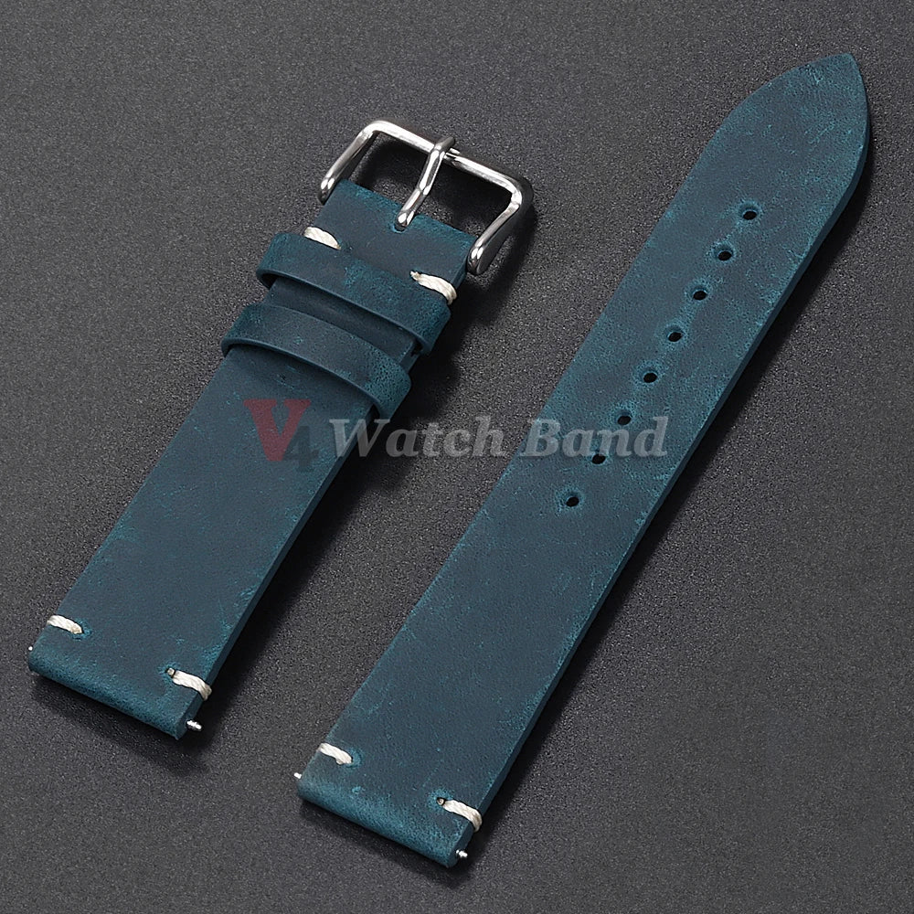 Calfskin Leather Bracelet for Omega for Seiko Watch Band Brown 18 20 21 22 24mm Wrist Strap for Casio for Rolex Watch Accessory