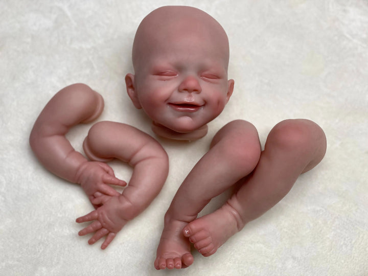 18″ April Smile Customizable Reborn Doll Kit – Semi‑Finished Painted Parts