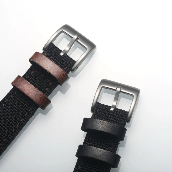 HEMSUT Ballistic Nylon Quick-Release Watch Strap (18-22mm)