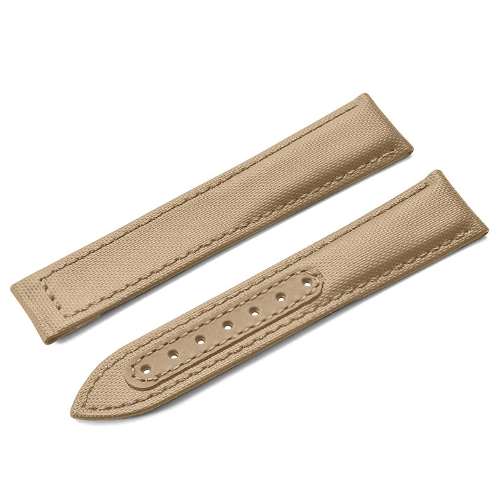Sailcloth Nylon Watch Band 20mm 22mm Leather Sailcloth Strap For Omega Seamaster  Swatch Folding Buckle Band Universal Bracelet