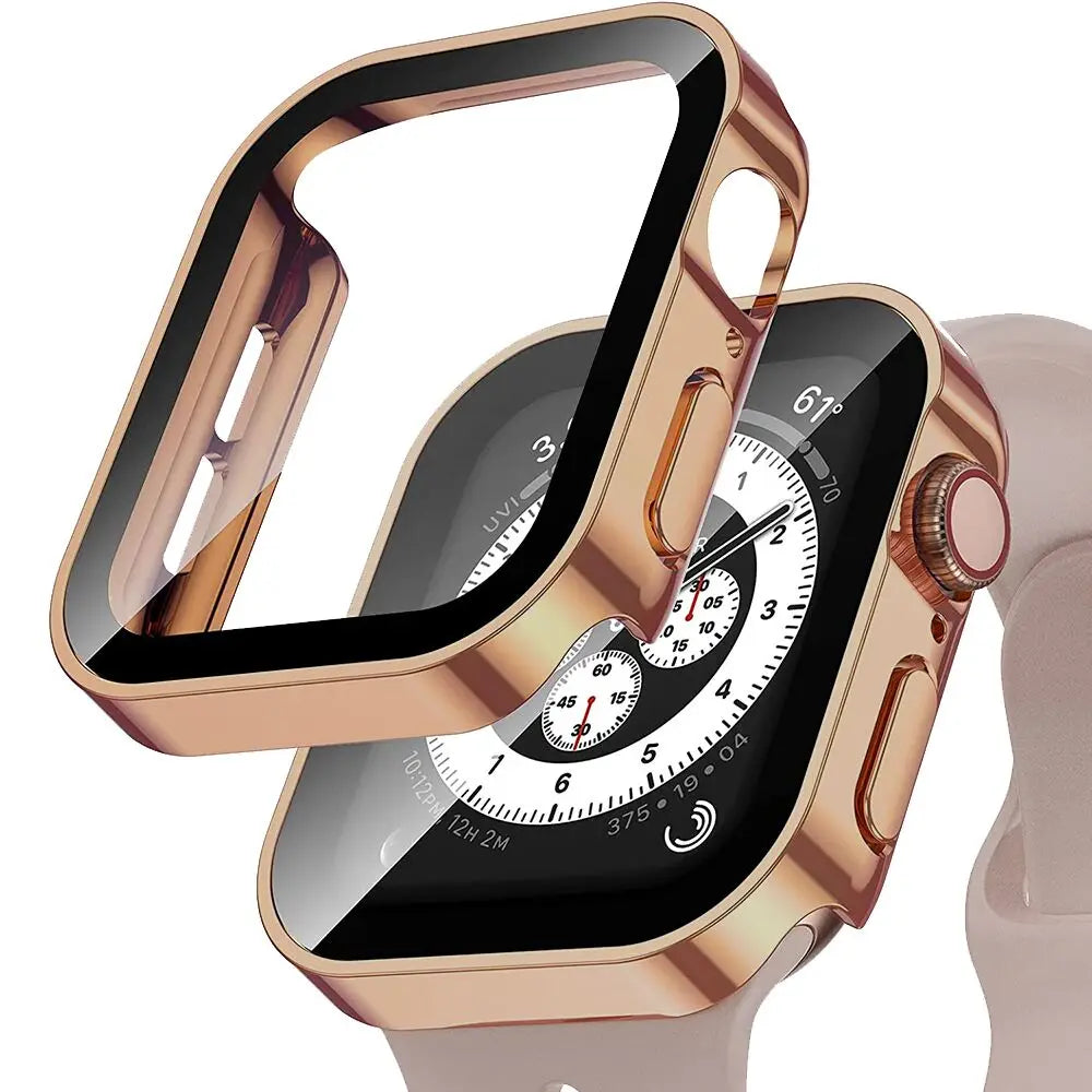 Cover for Apple Watch 11 Case 46mm 42mm 45mm 44mm 49mm 41 40mm Tempered Glass Screen Protector Series 10 7 8 9 SE 6 5 4 Ultra 3
