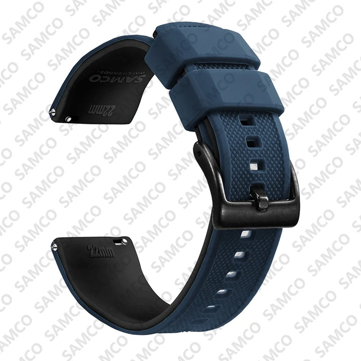 Premium Silicone Quick-Release Watch Band 18/20/22mm