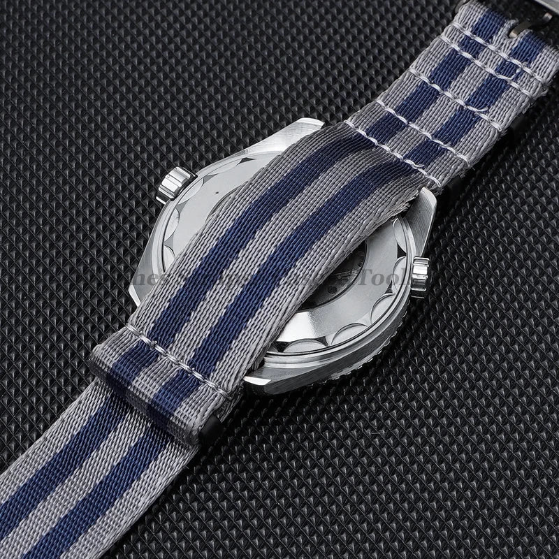 Nylon Watch Strap for Omega 007 for Seamaster 300 Canvas Watchband 18mm 20mm 22mm 24mm for Seiko Men Sport Bracelet Wrist Band