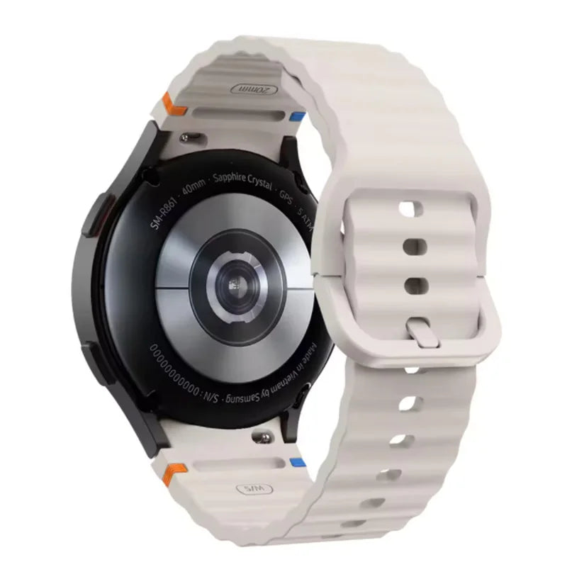 Silicone Samsung Galaxy Watch Band 40–47mm for Series 4–7 & Classic/Pro