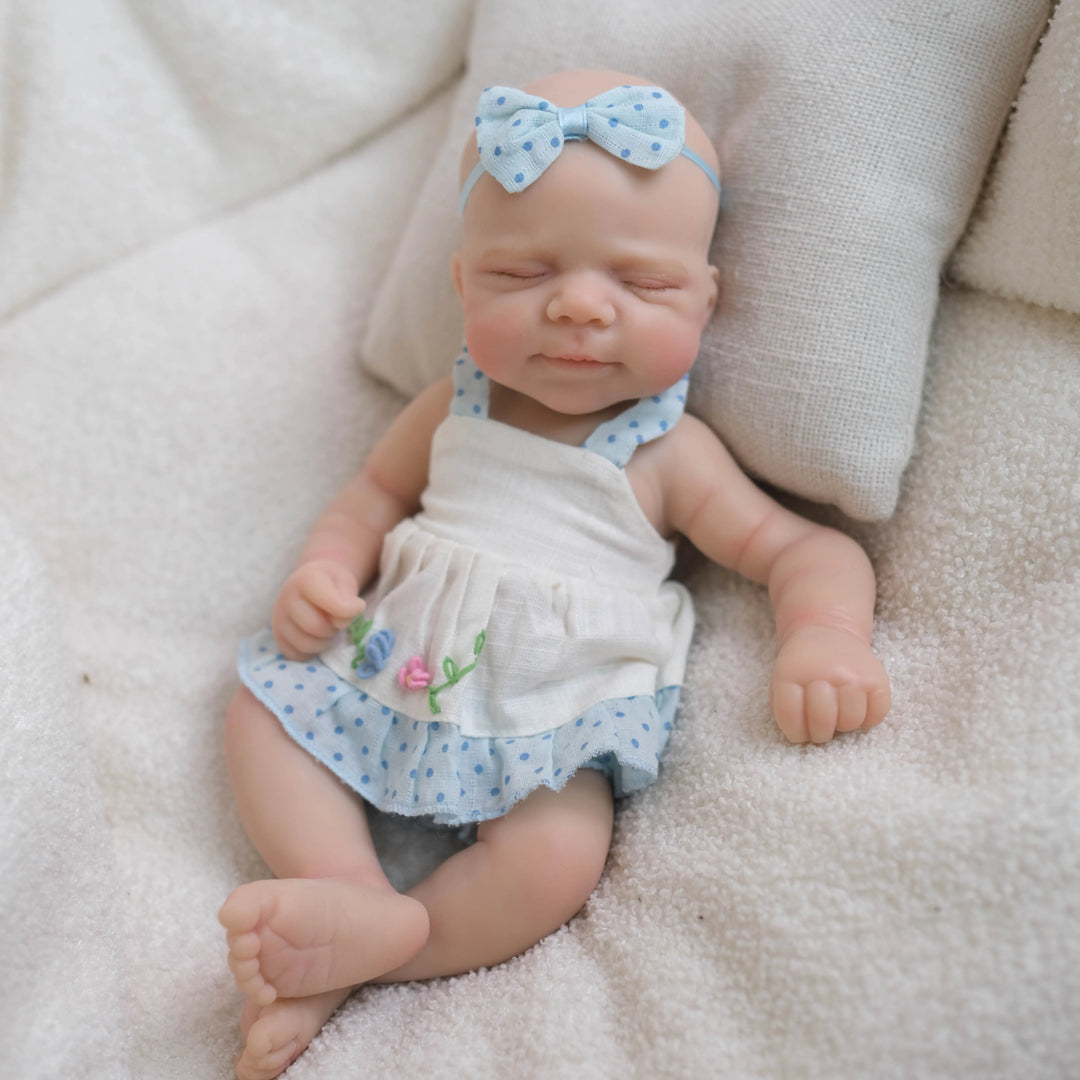 8″ Pascale Squishy Silicone Baby Doll (Weighted 320 g)