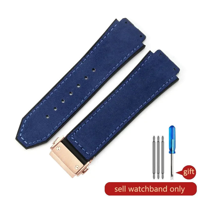 Hublot Big Bang Yuki Leather Watch Strap – Waterproof Suede, Durable