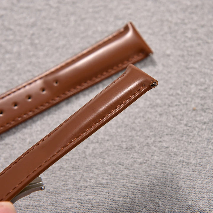 19/20/21/22mm For Omega Speedmaster Leather Strap Universal Original Leather Watch Bands Fit for Omega De Ville Seamaster Bracel