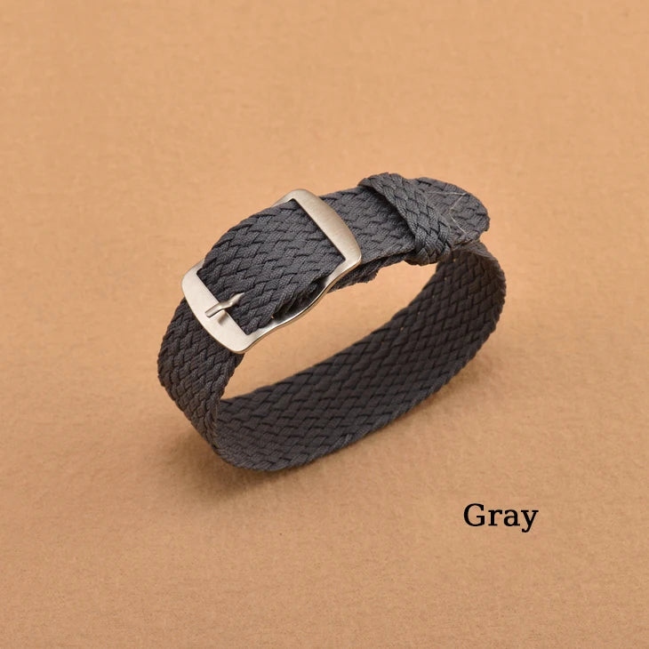 Nylon Weave Watch Strap for Perlon Watchband Wristband Women Men Bracelet Watch Accessories 14mm 16mm 18mm 20mm 22mm Sport Band