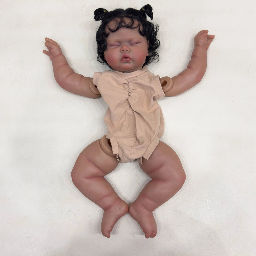 24″ Pickle Reborn Doll Kit – Dark Skin Pre‑Painted DIY