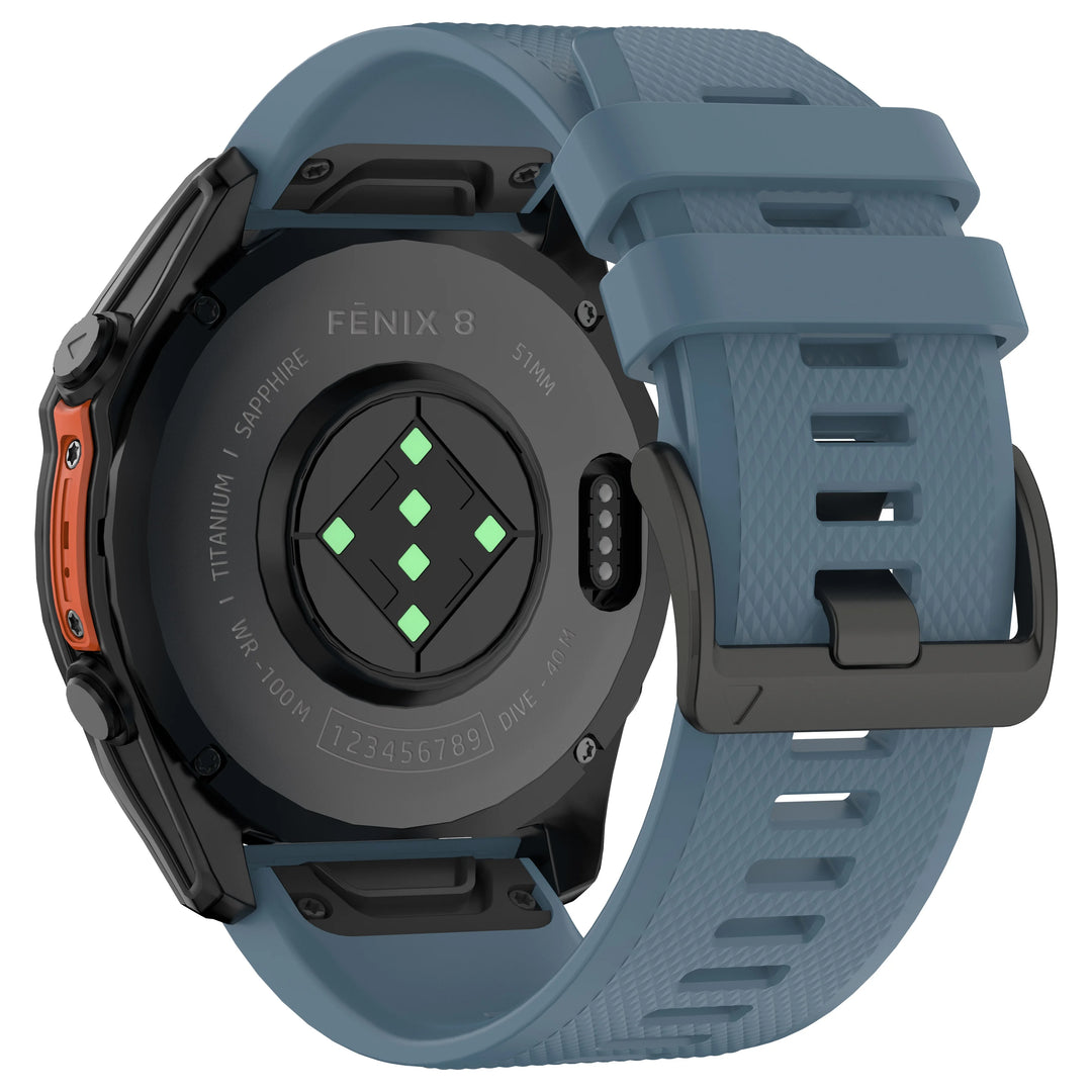 QuickFit Silicone Strap for Garmin Fenix, Epix & Quatix (22-26mm)