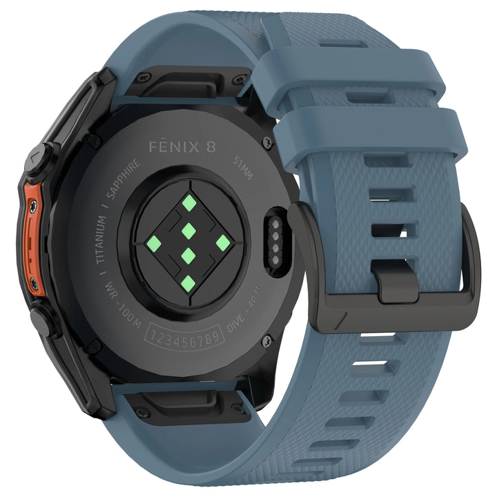 QuickFit Silicone Strap for Garmin Fenix, Epix & Quatix (22-26mm)