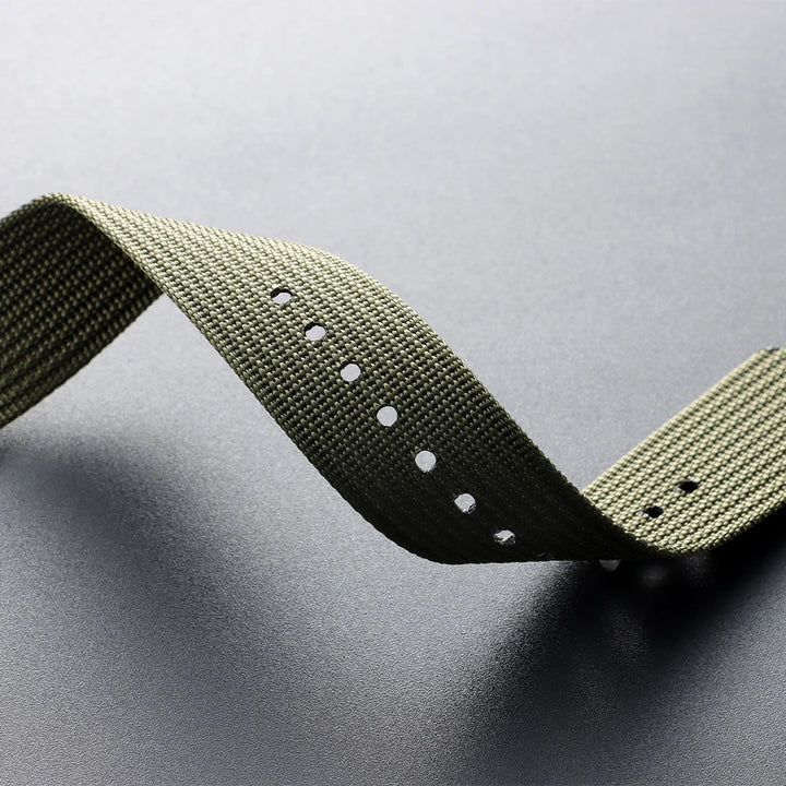 Nylon Watch Strap (18–22mm) – Breathable Sport Canvas