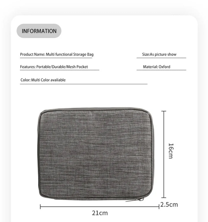 Travel Storage Bag for Apple Watch Bands & Straps