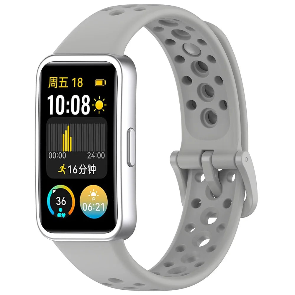 Sport Silicone Strap for Huawei Band 8-10 NFC