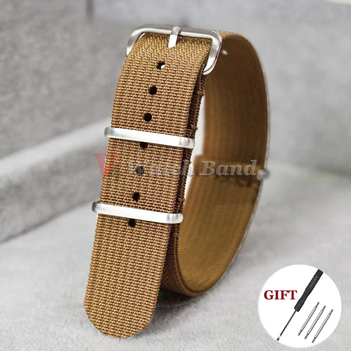 Premium Nylon Watch Band 18–22mm