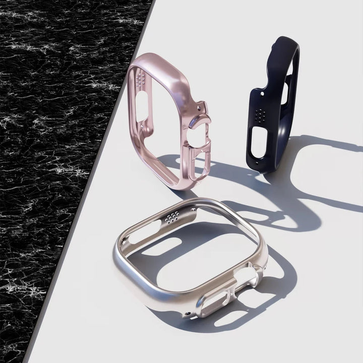 Cover Case For Apple Watch Ultra 2 3 49mm Accessories Hollow Hard PC Bumper Shell Protector iWatch Series Ultra 3 2 1 Protective