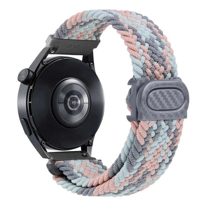 Nylon Braided Loop Watch Strap 20-22mm for Samsung Galaxy Watch & Huawei GT Series